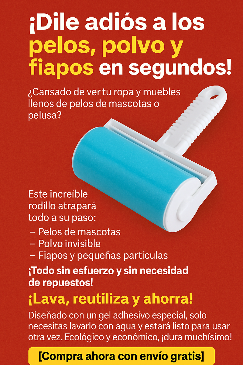 🔥OFERECER kit 2 Rodillos Quita Pelusas Lavable Multiuso