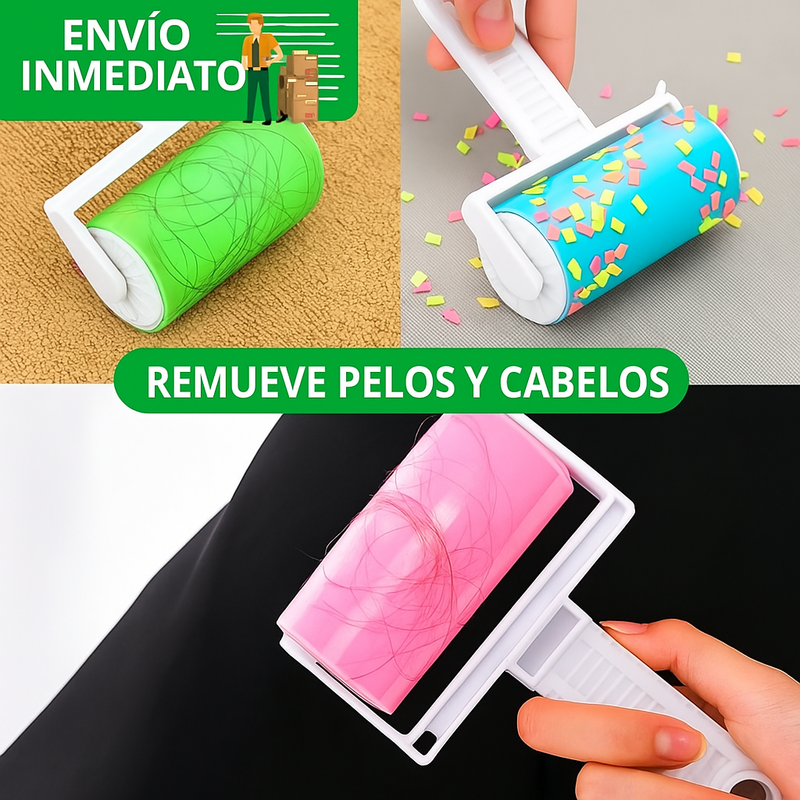 🔥OFERECER kit 2 Rodillos Quita Pelusas Lavable Multiuso
