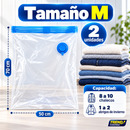 🔥Kit x5 Bolsas al Vacío + Bomba Manual | Ahorra Hasta 80% de Espacio