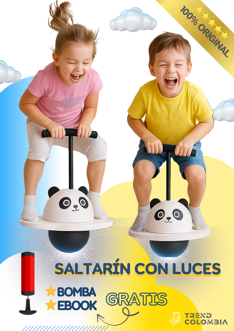 ✨🎁¡El Juguete Saltarín con Luces MÁS PODEROSO para alejar a tu hijo del celular y transformarlo en un niño FELIZ, ENÉRGICO y ENFOCADO sin salir de casa + ebook y bomba GRATIS!⚡✨