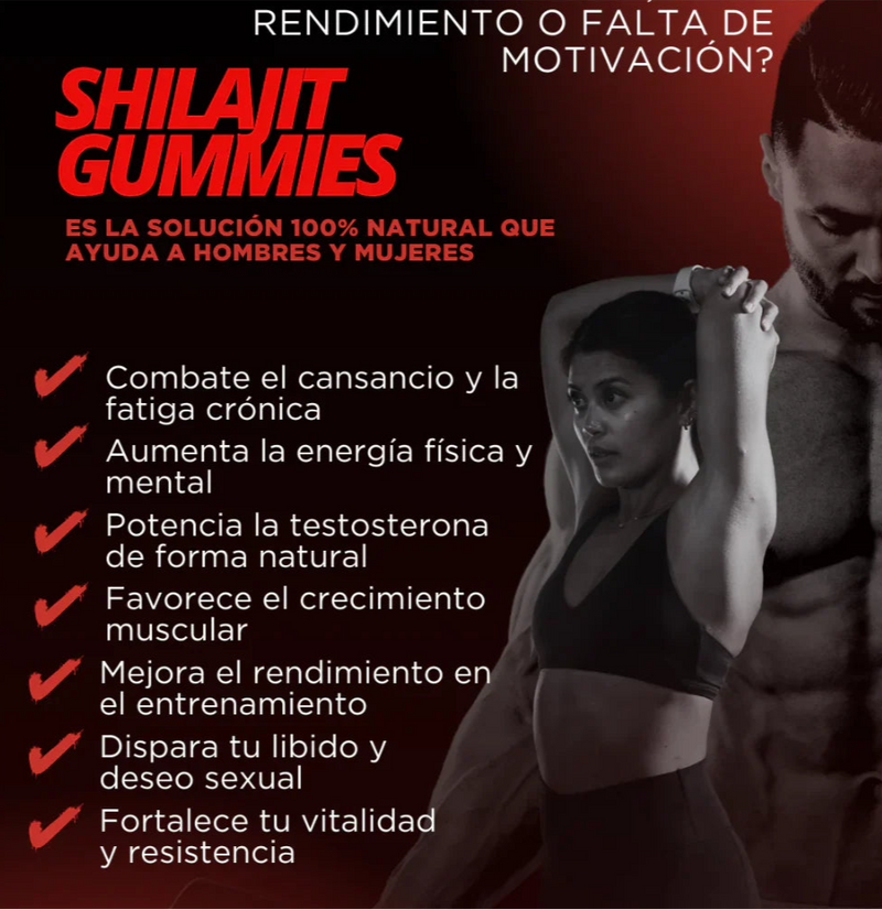 Recupera Tu Vitalidad Con las🔥Gomas Shilajit Premium!🔥+ eBook GRATIS 🎁 exclusivo Guía de la Vitalidad Himalaya