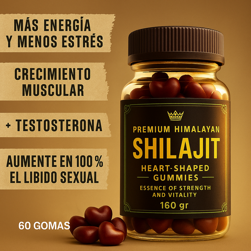 Recupera Tu Vitalidad Con las🔥Gomas Shilajit Premium!🔥+ eBook GRATIS 🎁 exclusivo Guía de la Vitalidad Himalaya